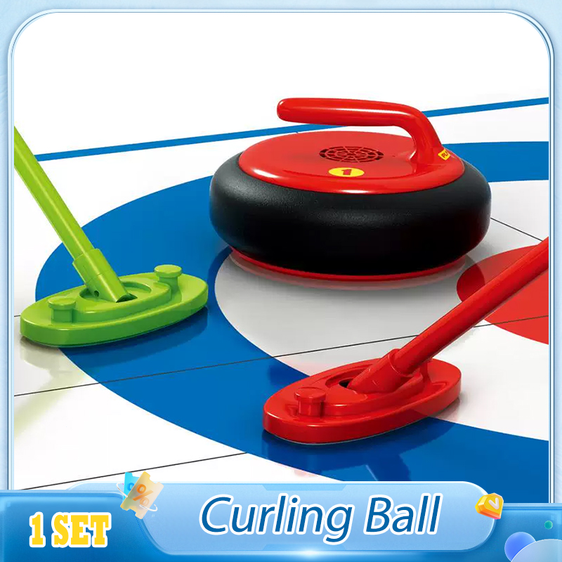 Kids Outdoor Hockey Set - Curling Ball Set Electric Suspended Light