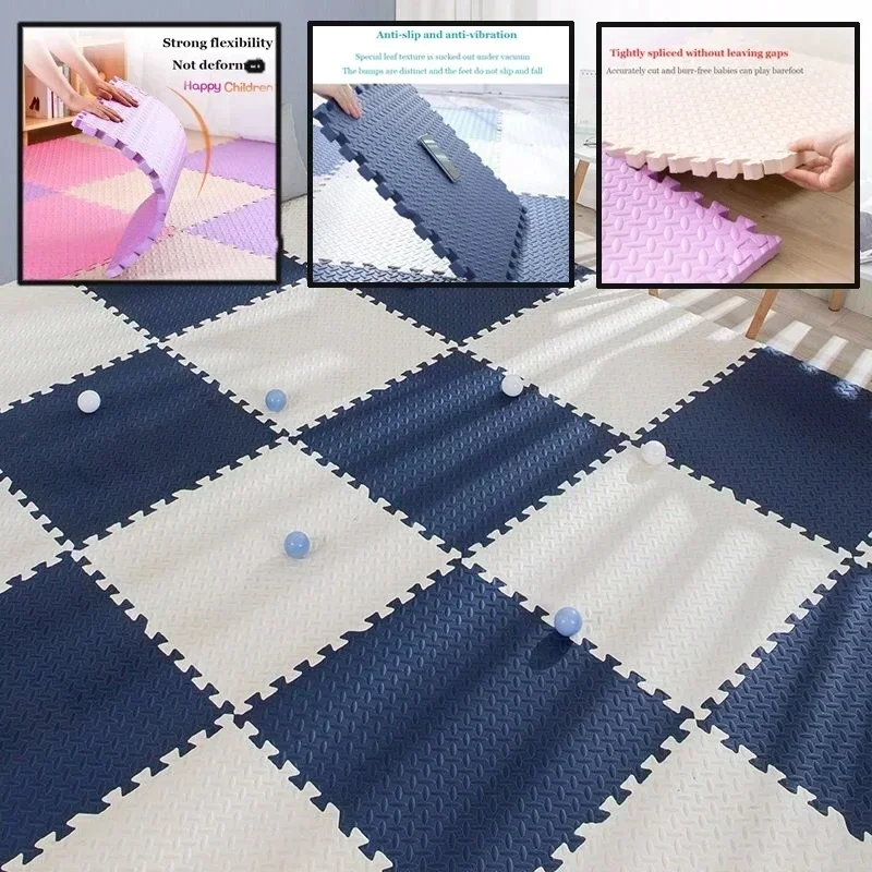 Kids Outdoor Mat - For Children 30x1cm 8-16pcs Baby Puzzle
