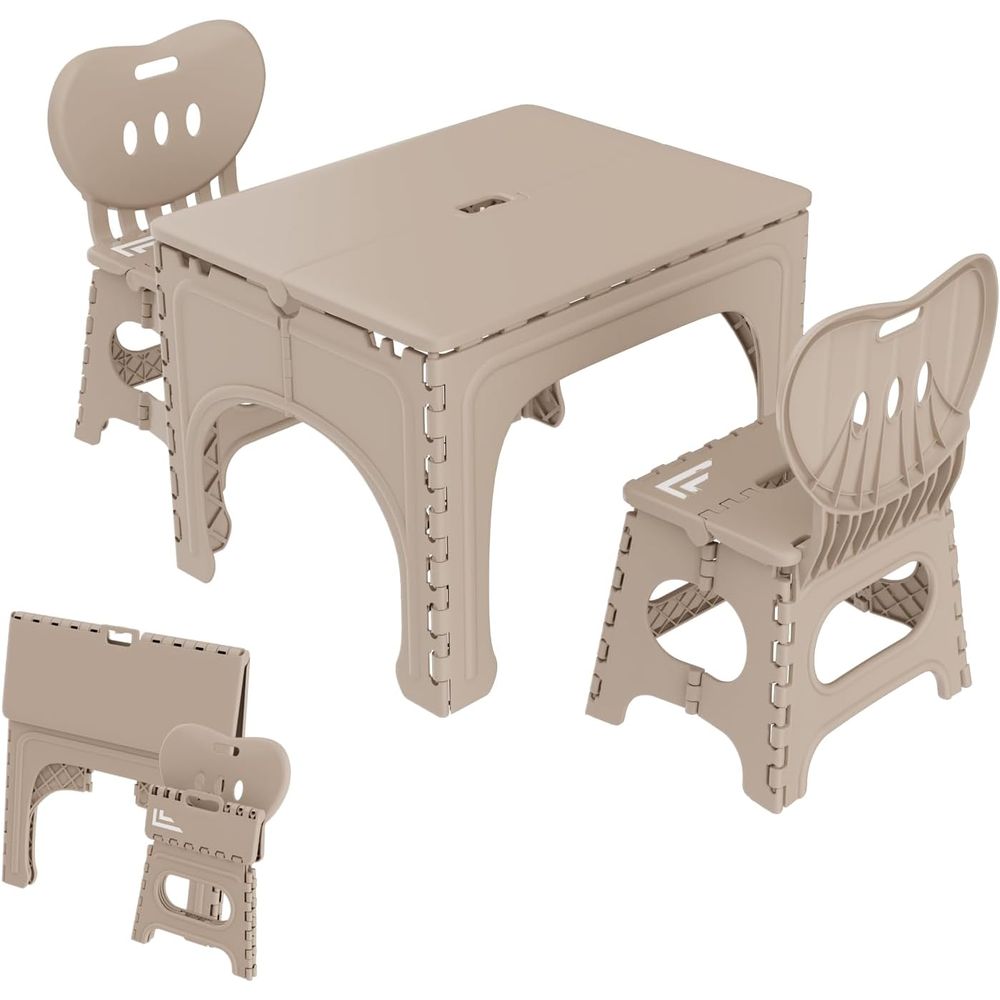 Kids Outdoor Chair And Table - Kids Folding Table and Chairs Set,