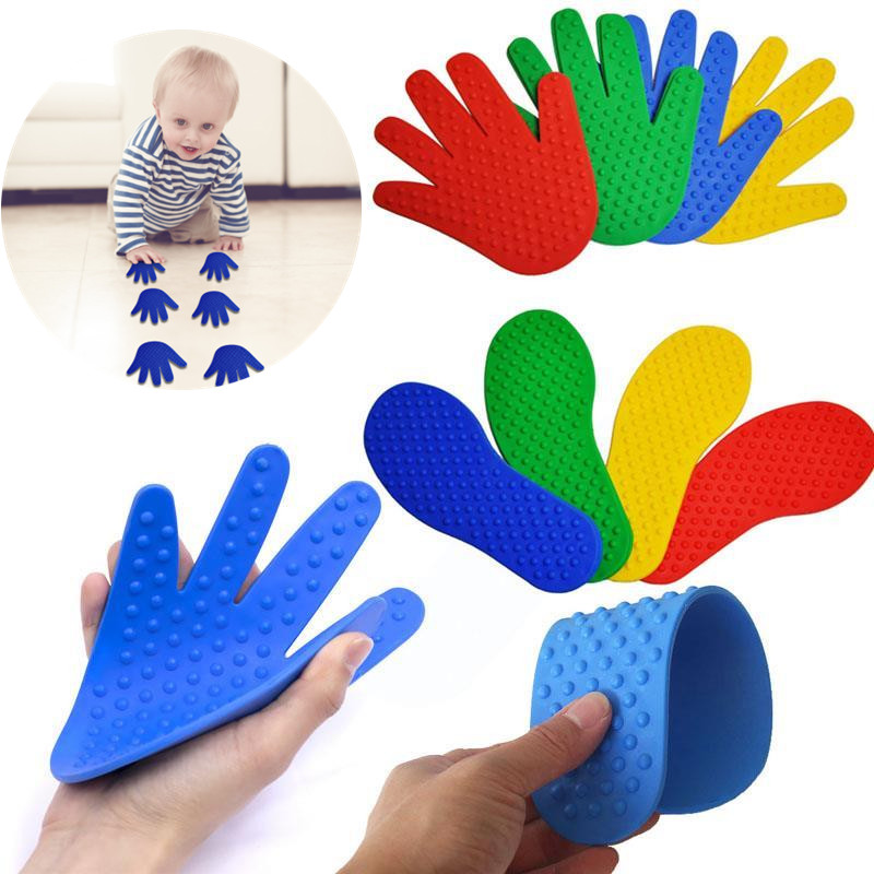 Kids Outdoor Lounge Set - Kids Jump Hand Feet Sensory Play
