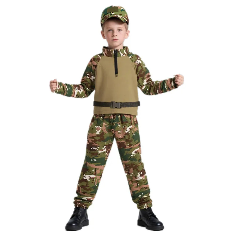 Kids Outdoor Movies - Kids Adults Camouflage Frog Outfit Summer