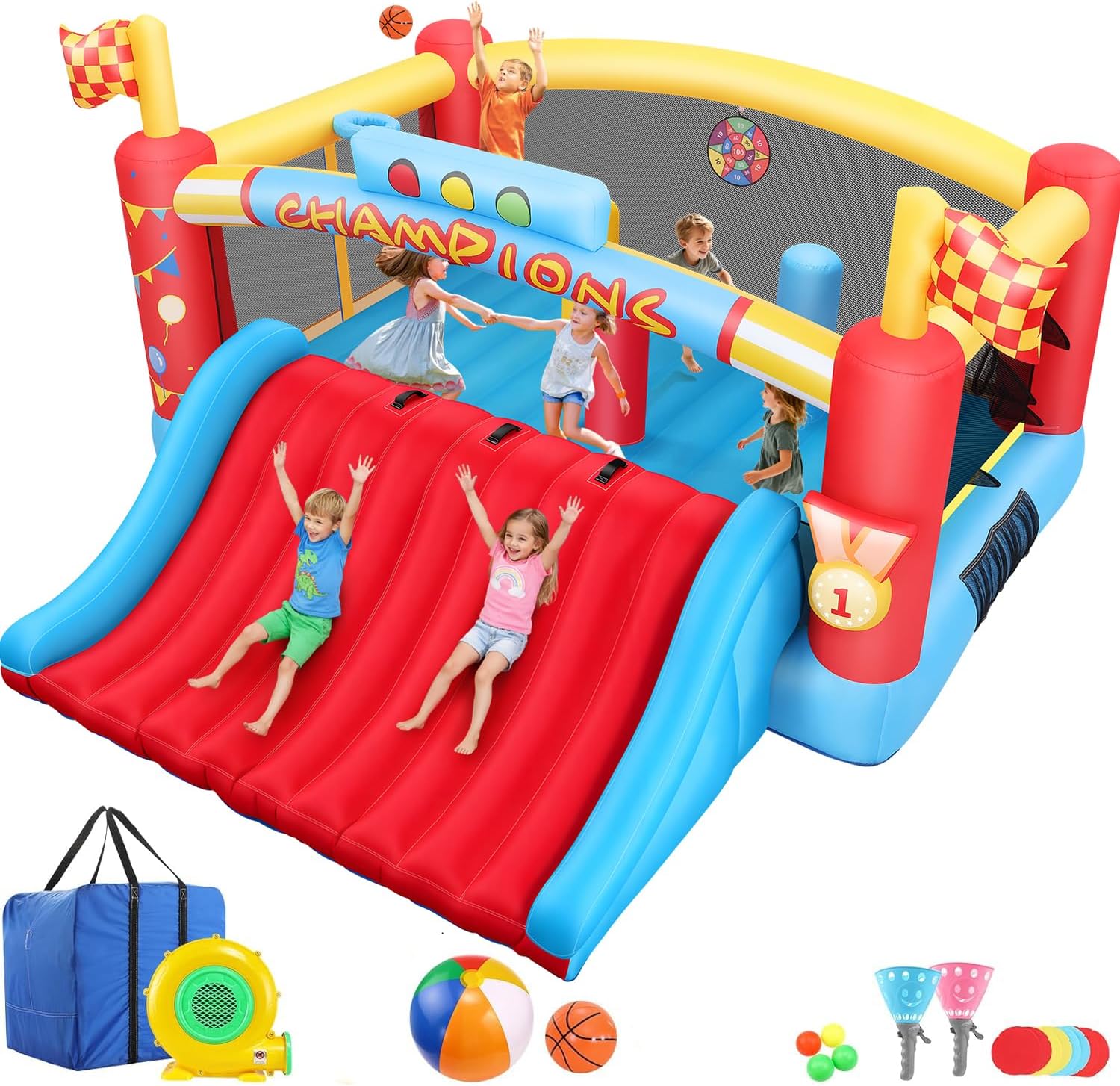 Kids Outdoor Park - 13FT Big Inflatable Bounce House for