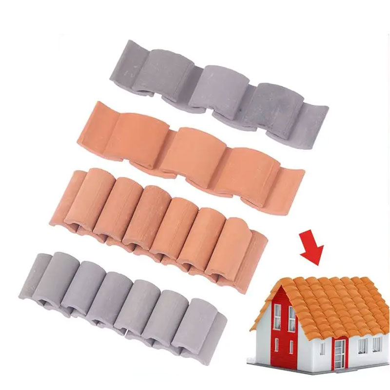 Kids Outdoor Cubby House - Doll House Simulation Miniature Tile Life