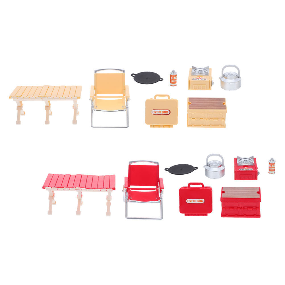2Sets Miniature Folding Chairs - Kids Outdoor Chair And Table 评论和价格