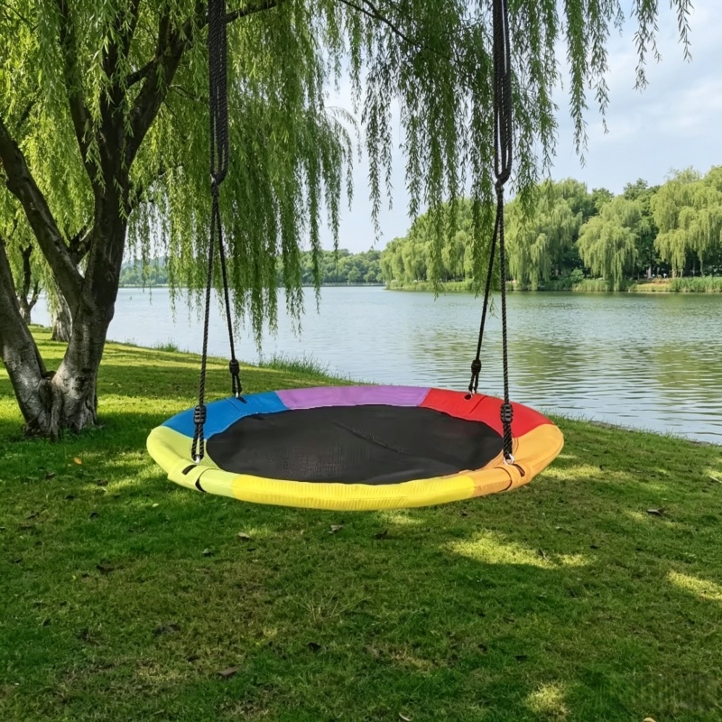 Circular Oxford Net Canvas Kid - Kids Outdoor Hammock Swing 评论和价格
