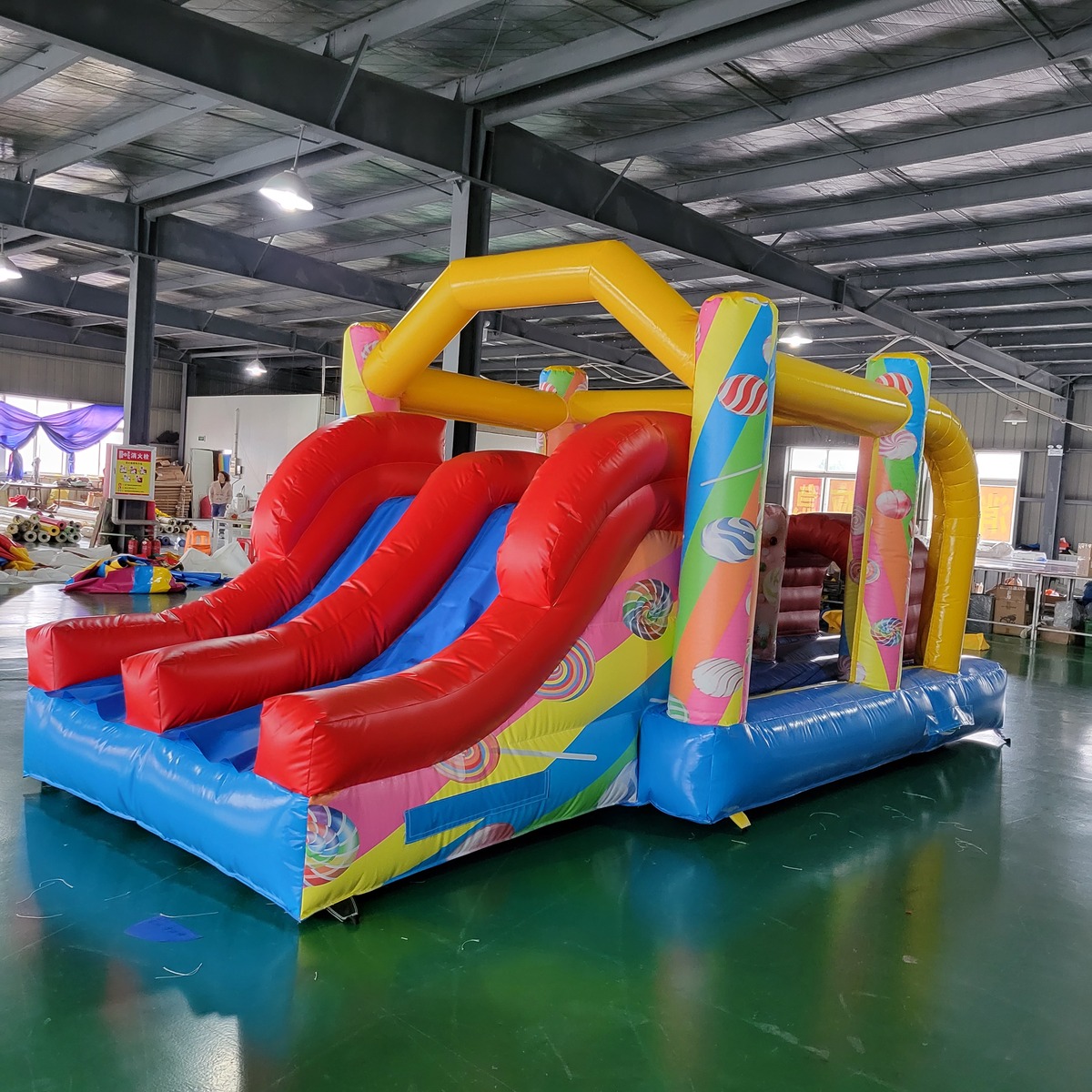 Commercial PVC Tarpaulin Kids  - Kids Outdoor Slide 评论和价格