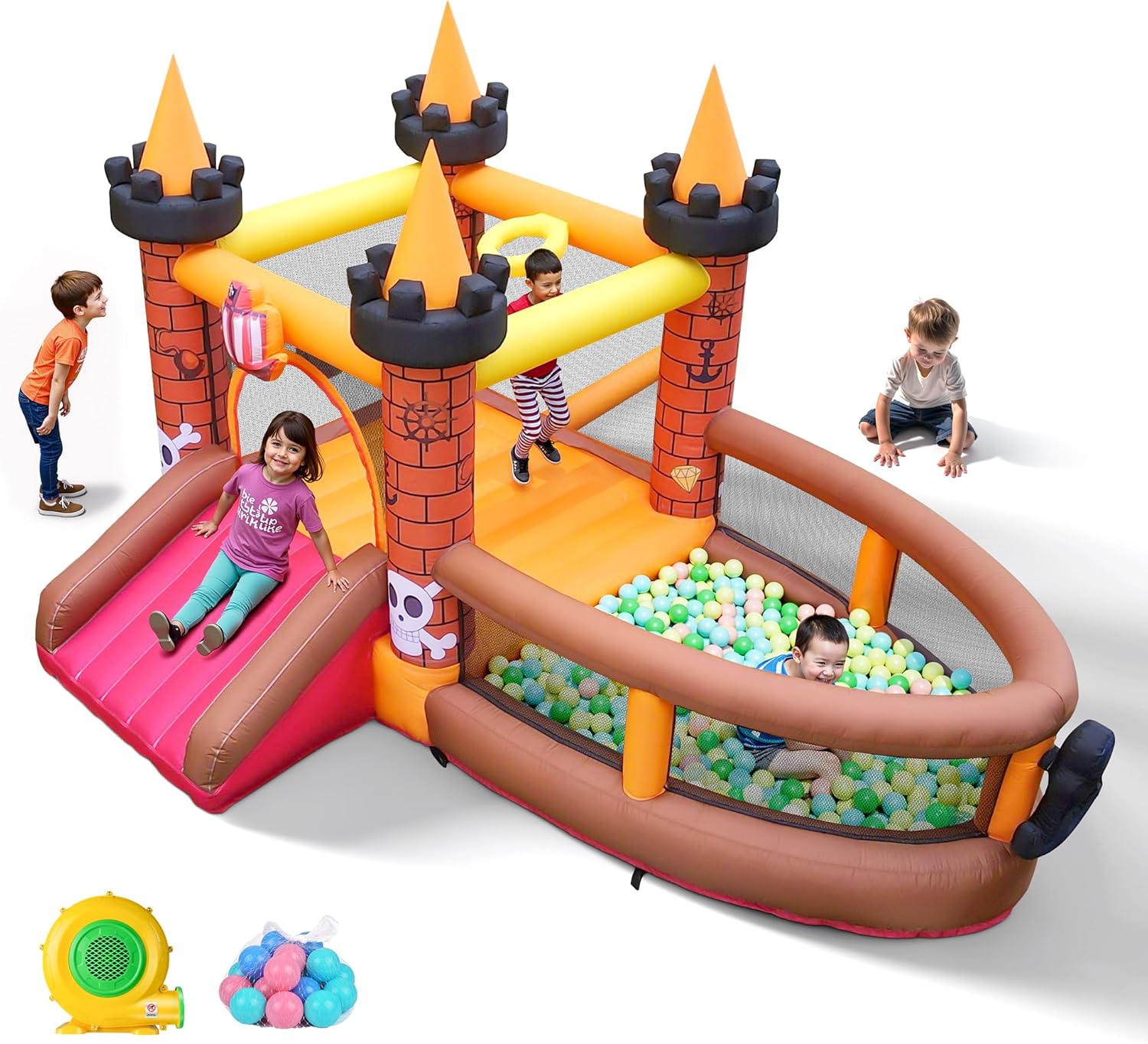 Inflatable Bounce House for Ki - Kids Outdoor Slide 评论和价格