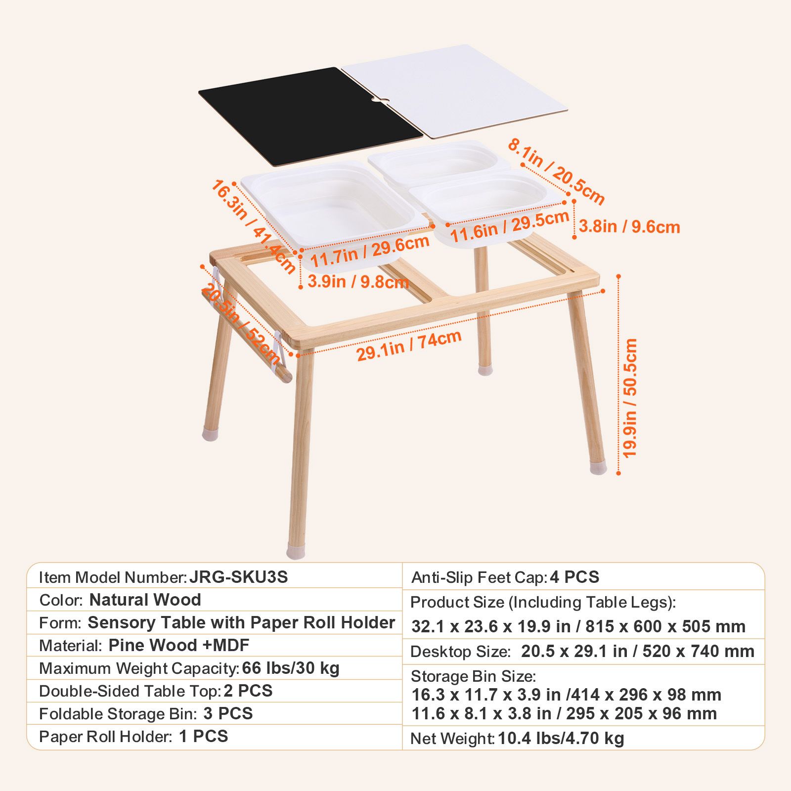 Sensory Table for Toddlers, Ki - Kids Outdoor Sensory Table 评论和价格