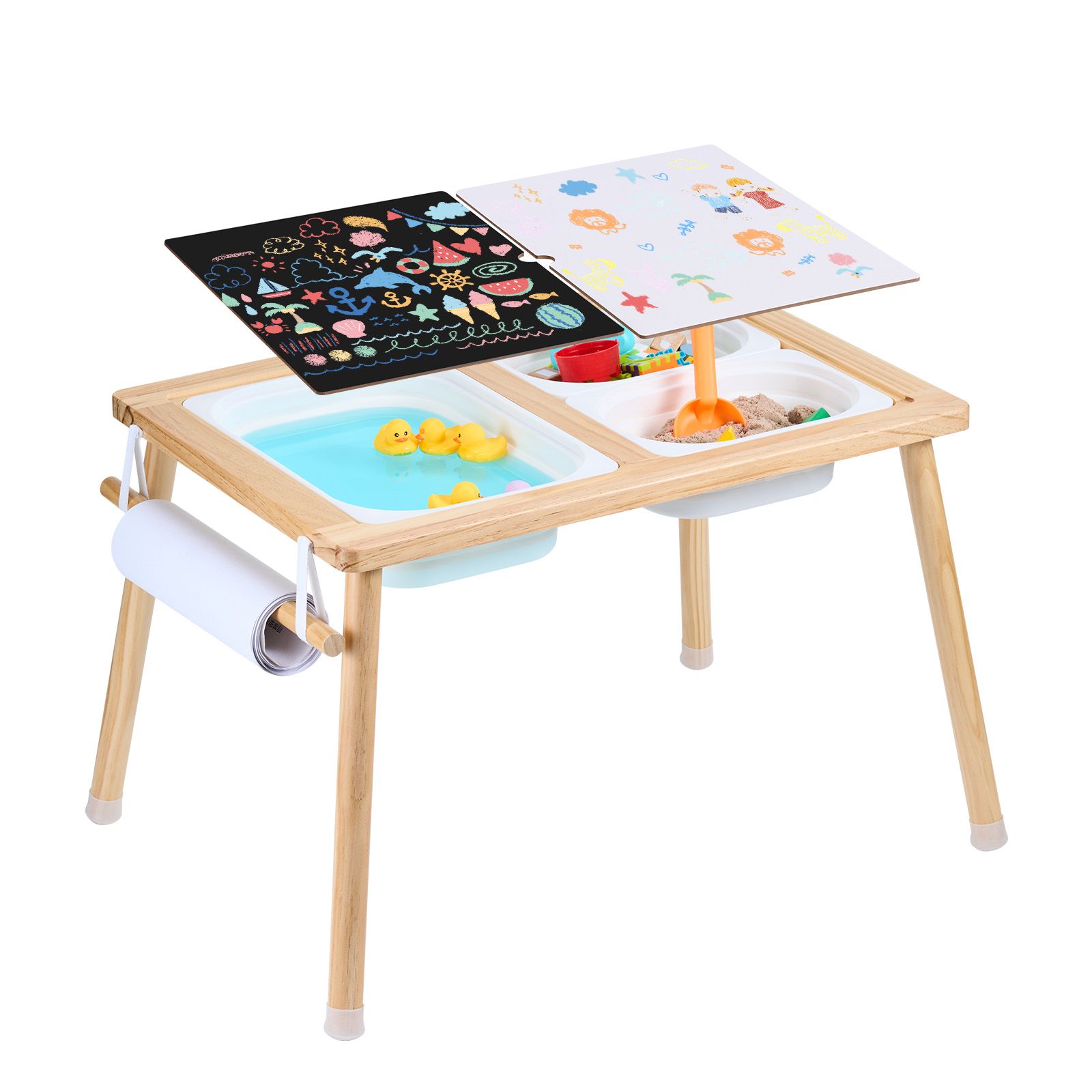 Sensory Table for Toddlers, Ki - Kids Outdoor Sensory Table 评论和价格