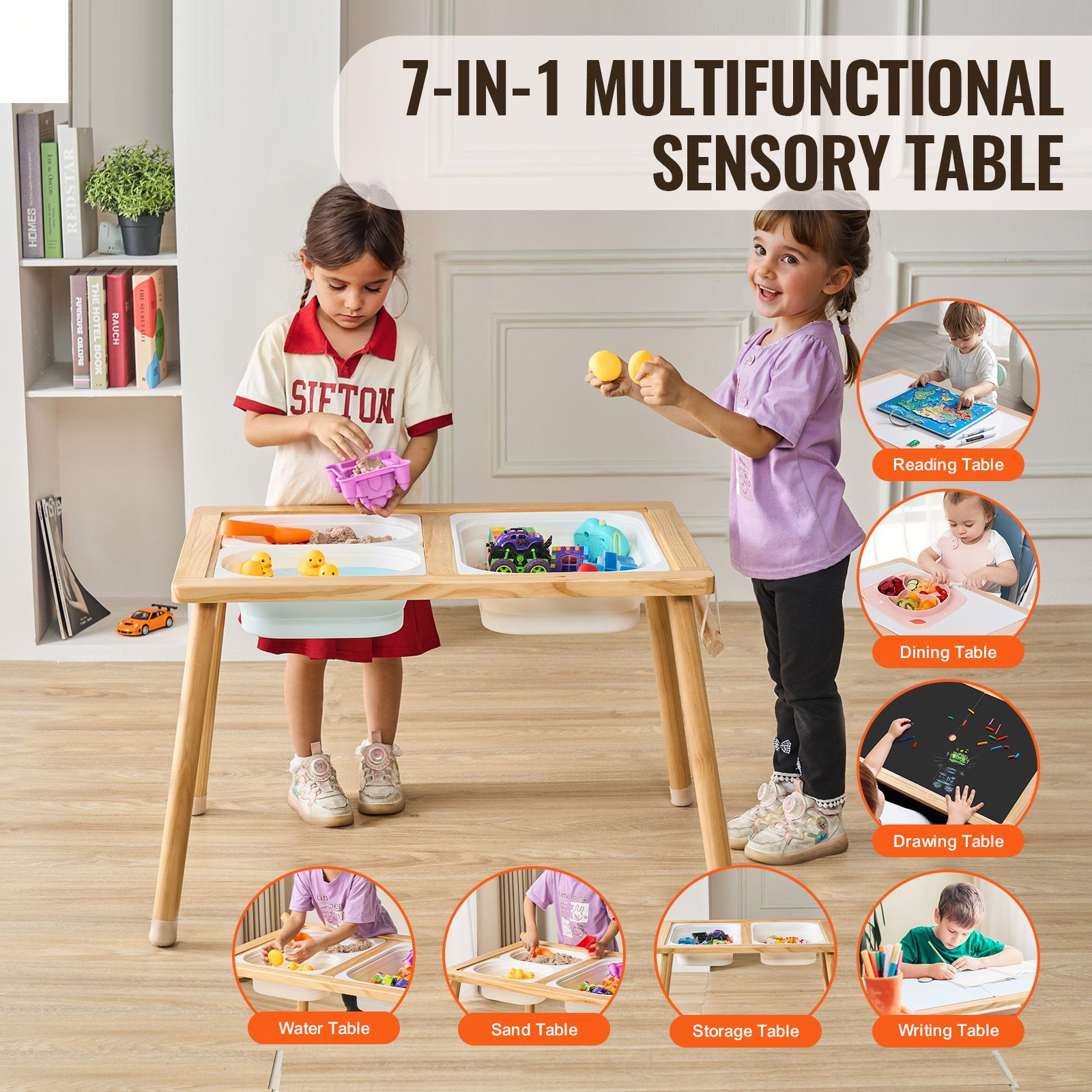 Sensory Table for Toddlers, Ki - Kids Outdoor Sensory Table 评论和价格