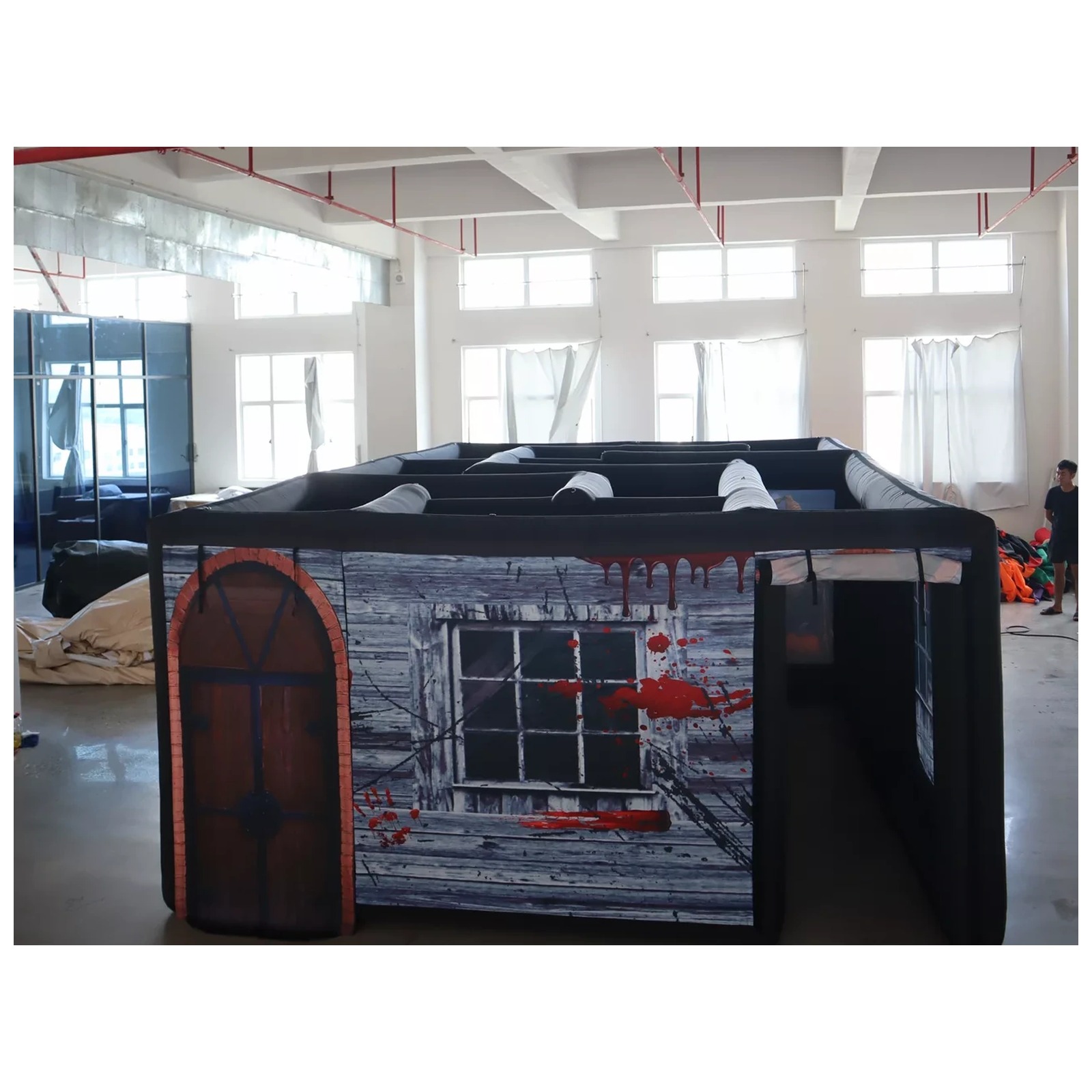 Large Haunted Circus Flat Roof - Kids Outdoor Venues 评论和价格