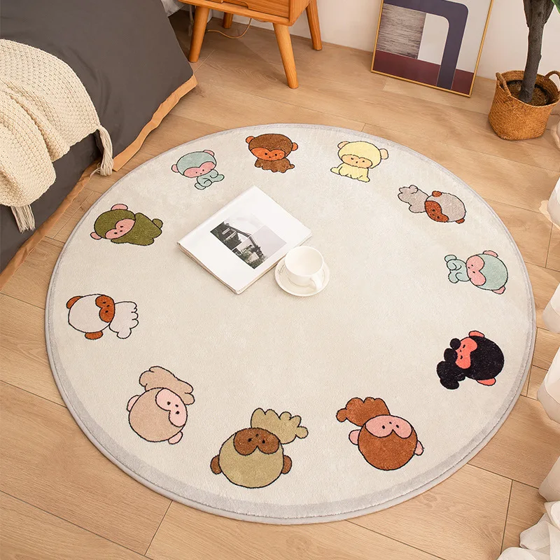 Cartoon Cute Animal Round Carp - Kids Outdoor Chair And Table 评论和价格