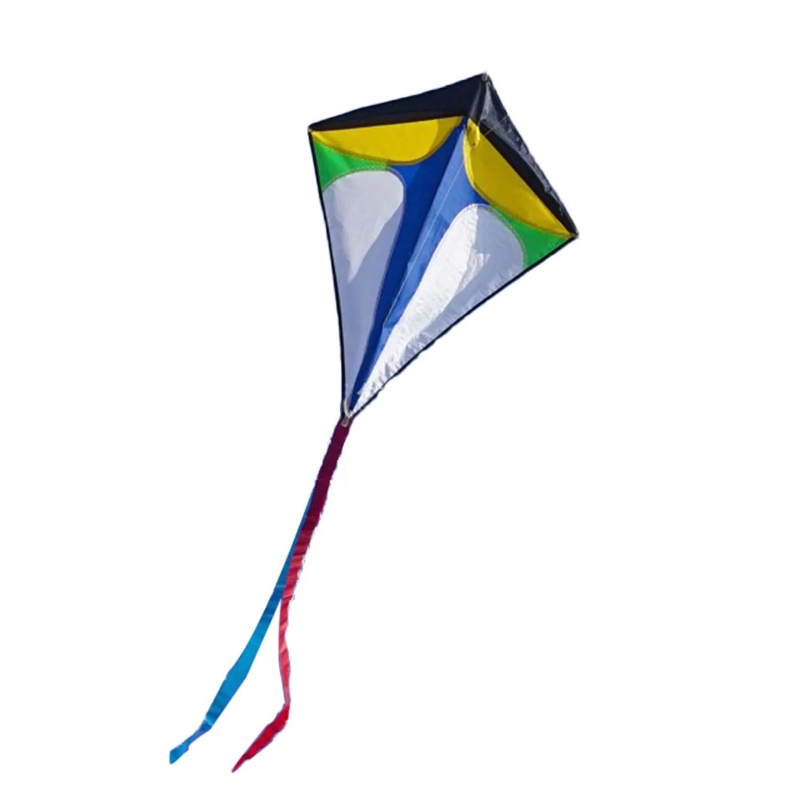 Diamond Shaped Kite with Long  - Kite Easy Fly Kids 评论和价格