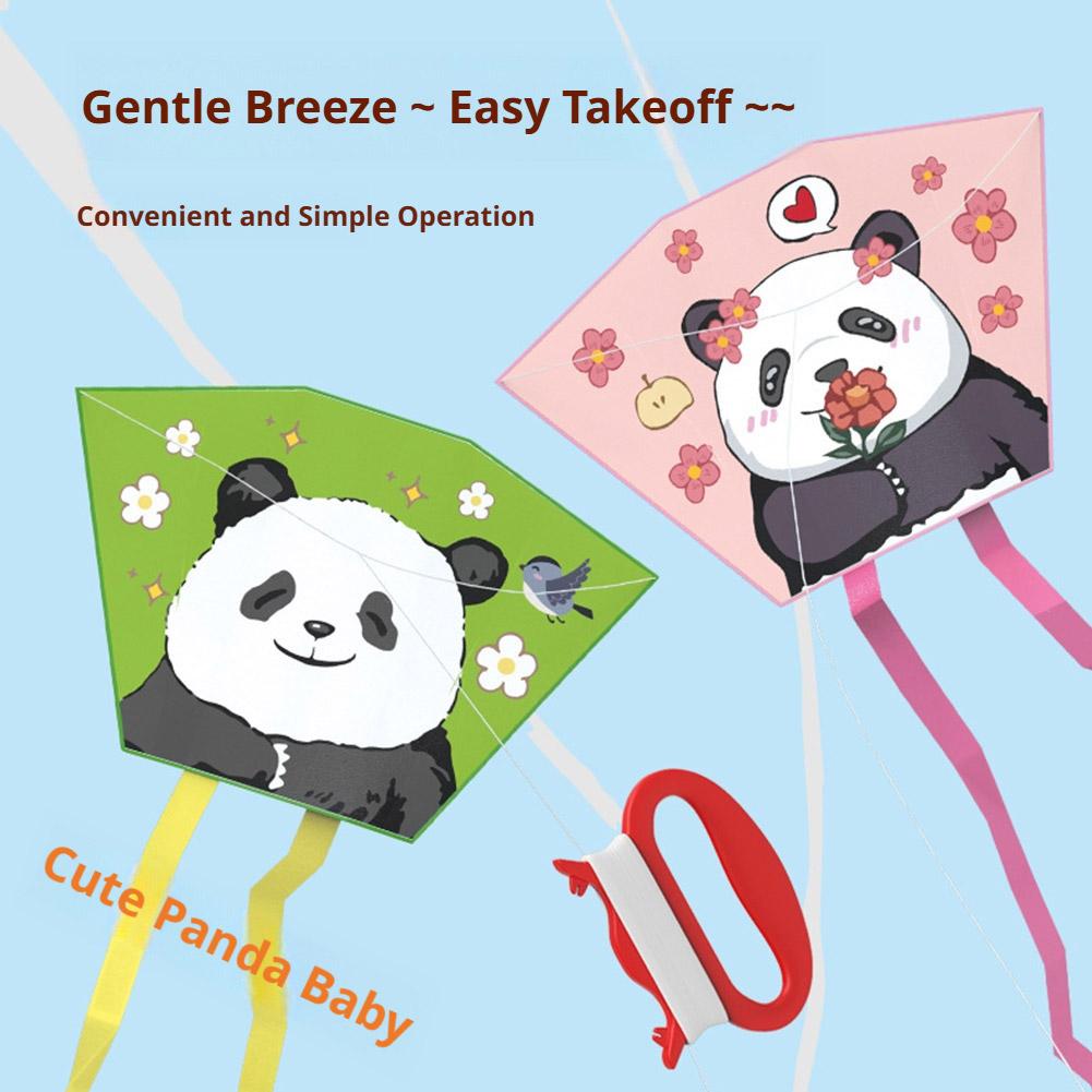 Pocket Kite Mini Cartoon Panda - Kite Easy Fly Kids 评论和价格