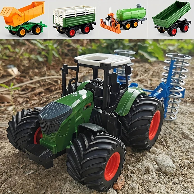 1:24 Inertial Farm Tractor wit - Kids Outdoor Park 评论和价格