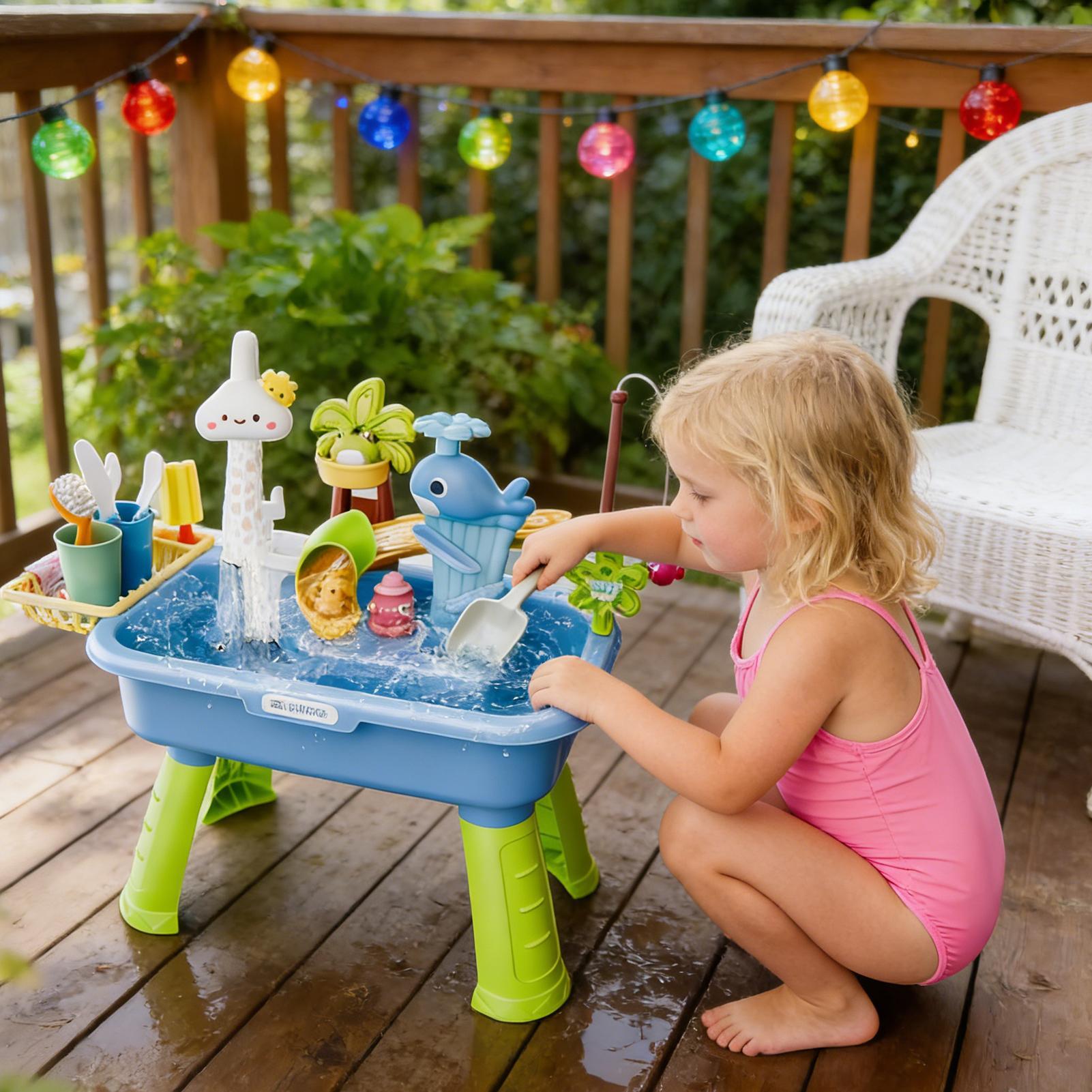 Children's Kitchen Toys Electr - Kids Outdoor Play Table 评论和价格