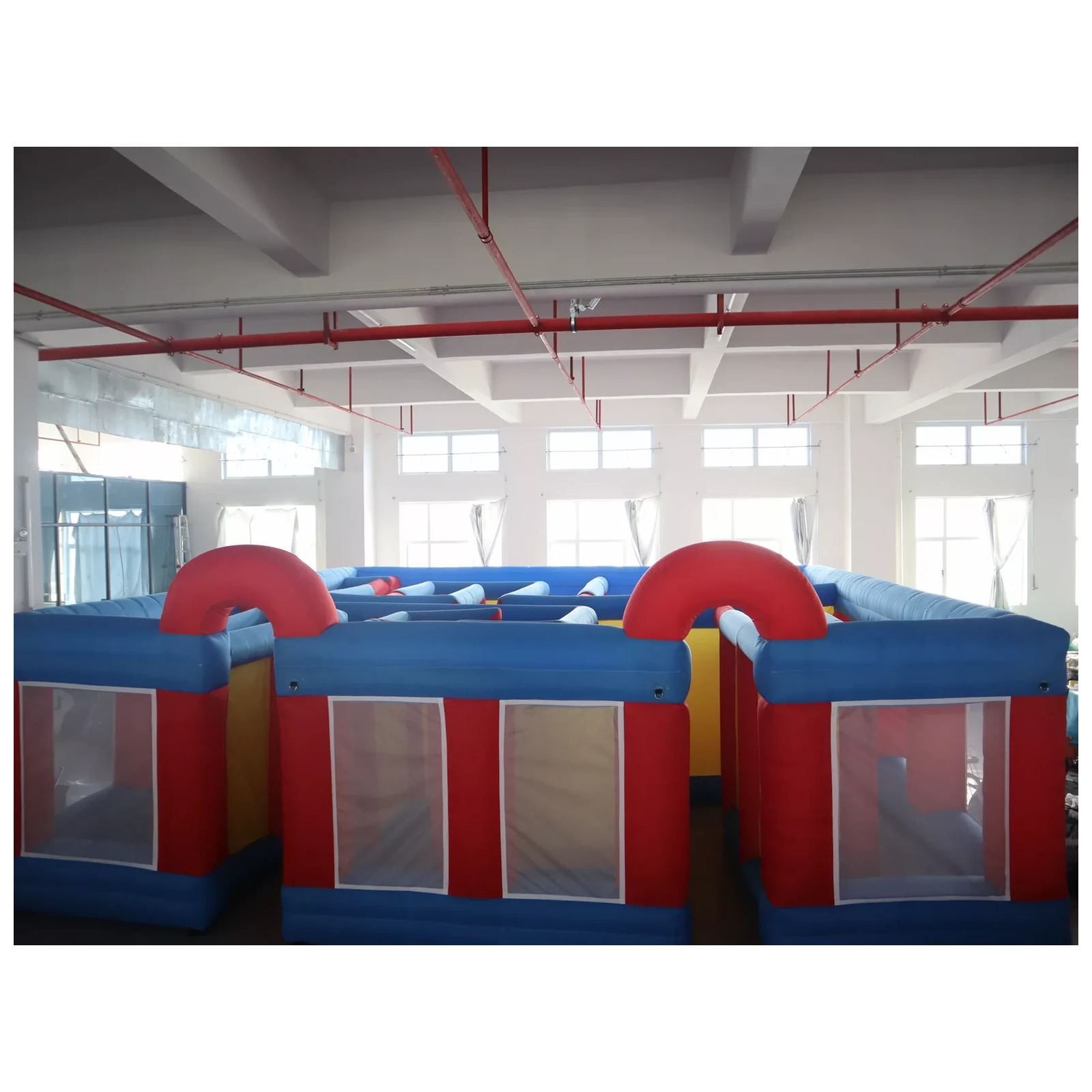 Large Red Blue Mesh Double Arc - Kids Outdoor Venues 评论和价格