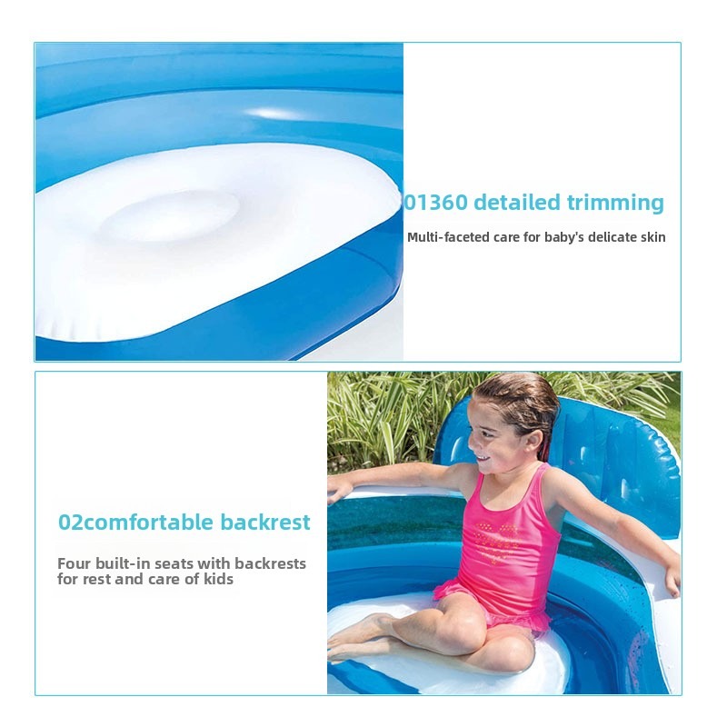 Inflatable Pool Family Tub Lou - Kids Outdoor Lounge Set 评论和价格