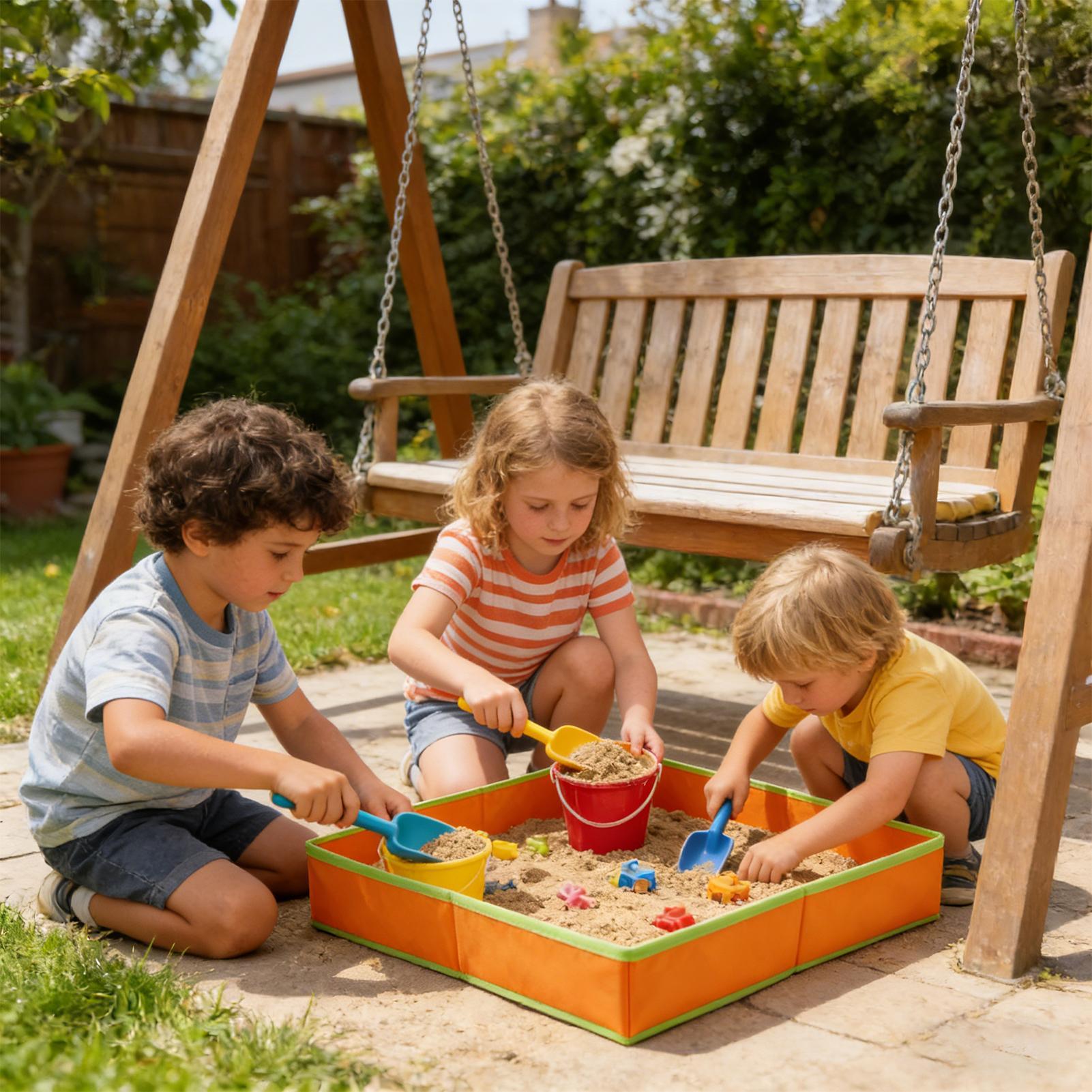 Sand Table for Kids Outdoor Se - Kids Outdoor Sensory Table 评论和价格