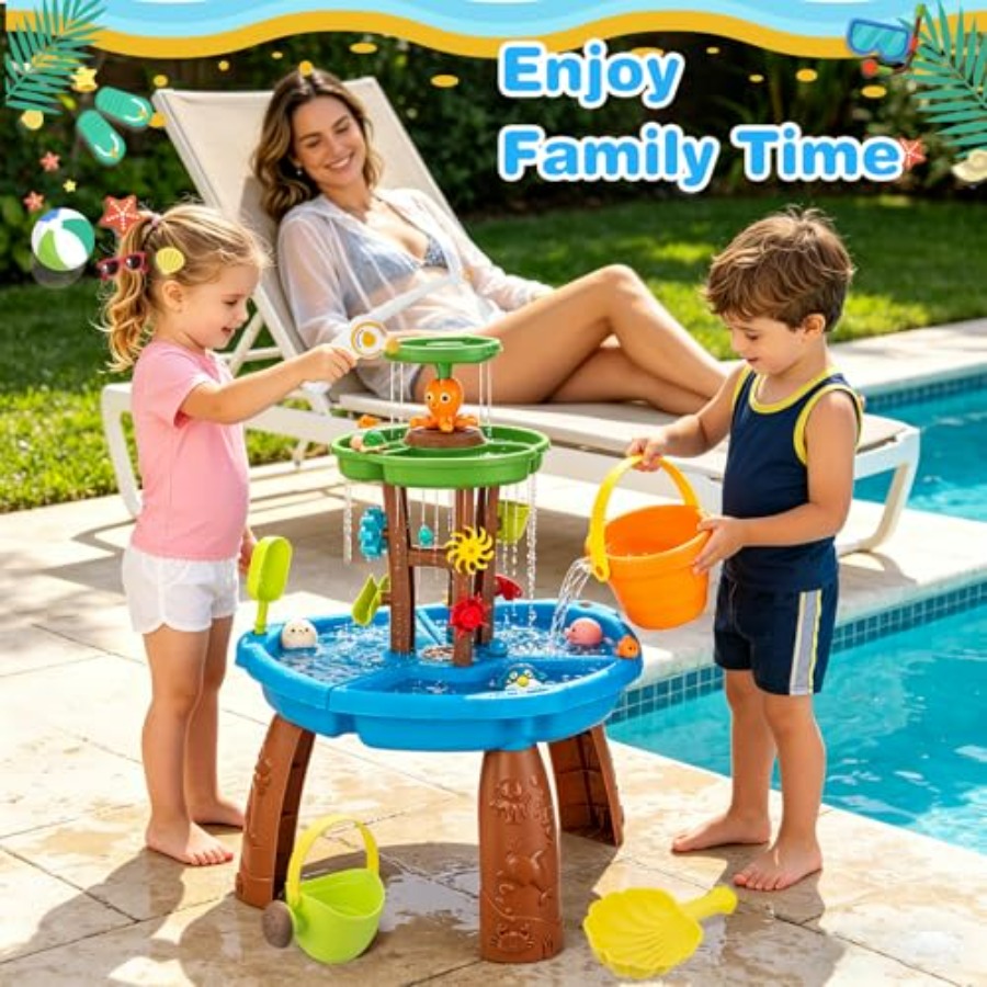 Outdoor water table toys for k - Kids Outdoor Sensory Table 评论和价格
