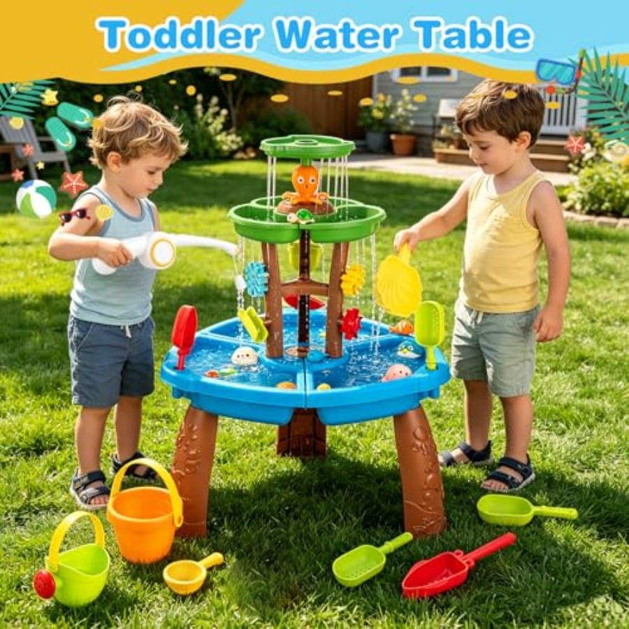 Outdoor water table toys for k - Kids Outdoor Sensory Table 评论和价格