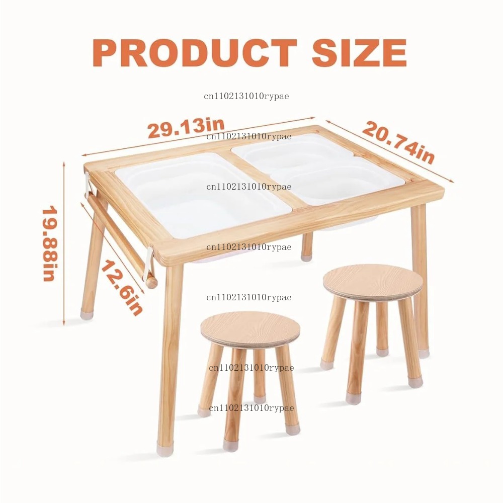 Safety-Features Kids Sensory T - Kids Outdoor Sensory Table 评论和价格