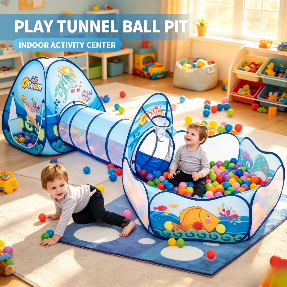Kids Ball Pool Baby Playpen Po - Kids Outdoor Tunnel 评论和价格