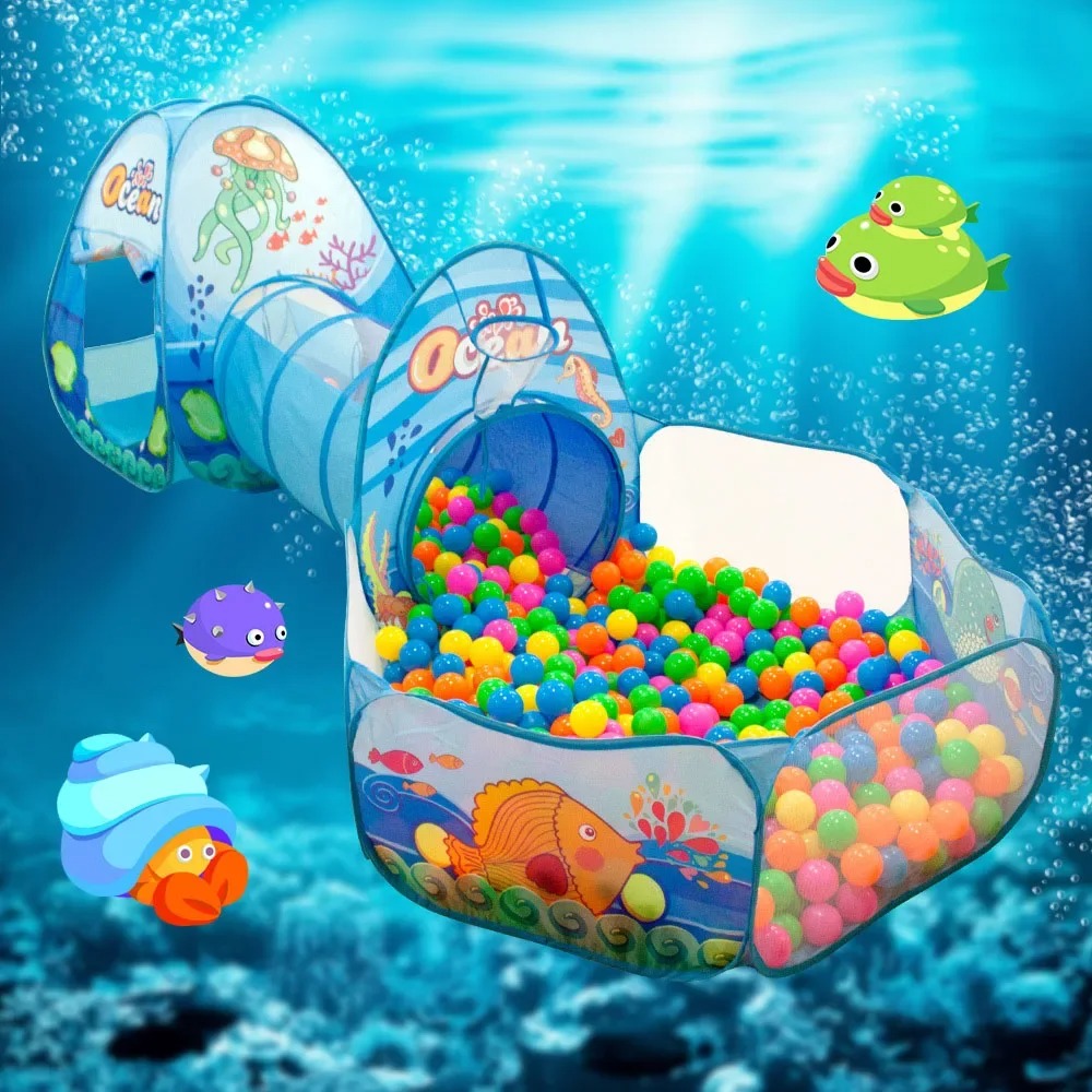 Kids Ball Pool Baby Playpen Po - Kids Outdoor Tunnel 评论和价格