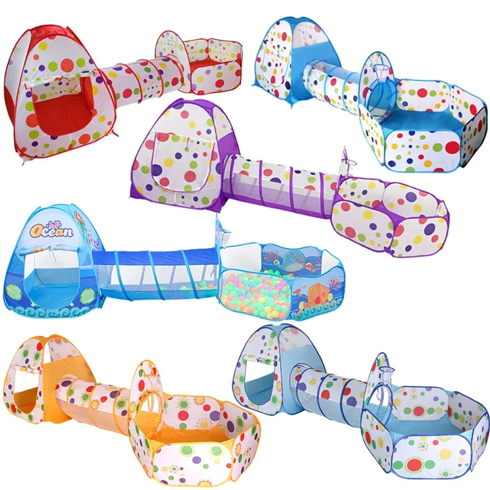 Kids Ball Pool Baby Playpen Po - Kids Outdoor Tunnel 评论和价格