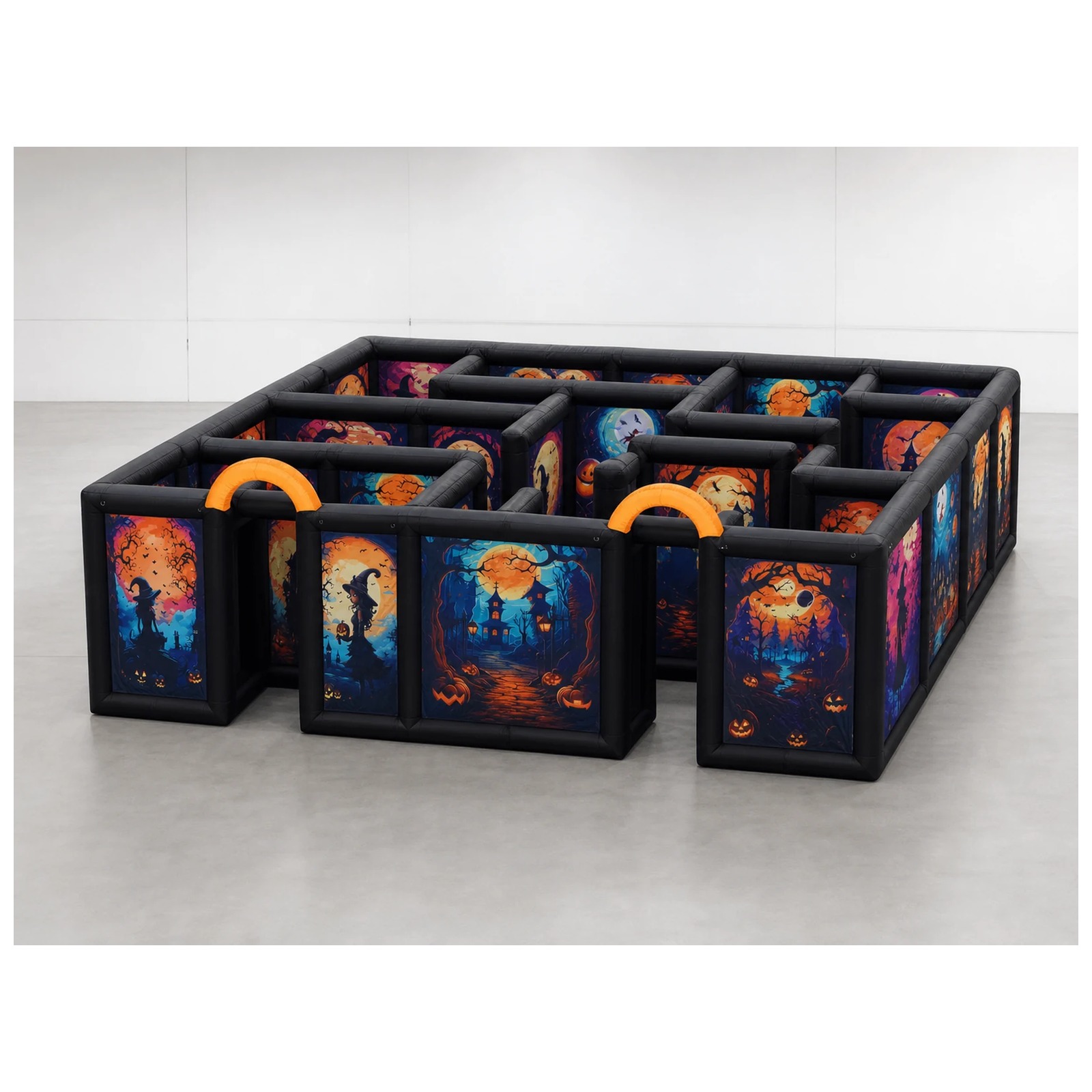 Large Dual Orange Arch Hallowe - Kids Outdoor Venues 评论和价格