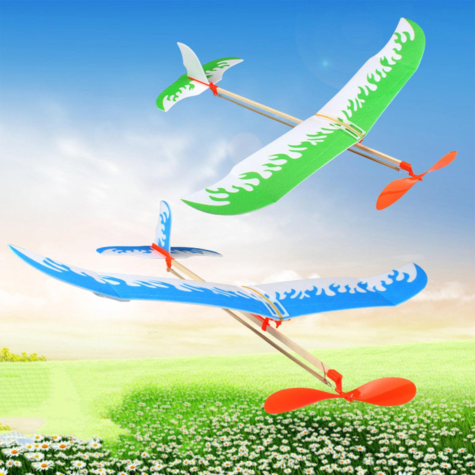 Rubber Band Airplanes Powered  - Kids Outdoor Activity Toys 评论和价格