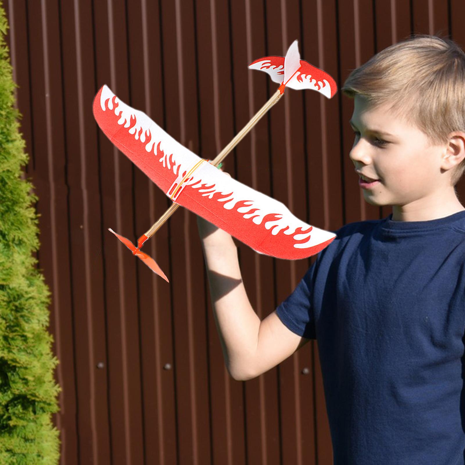 Rubber Band Airplanes Powered  - Kids Outdoor Activity Toys 评论和价格