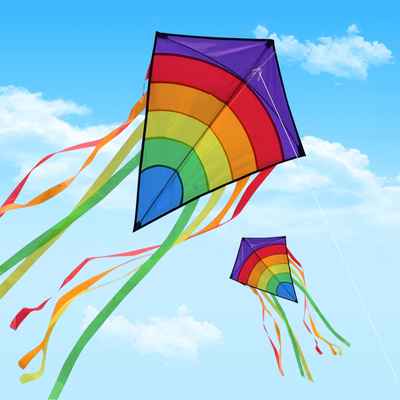 Single Line Kite with Long Tai - Kite Easy Fly Kids 评论和价格