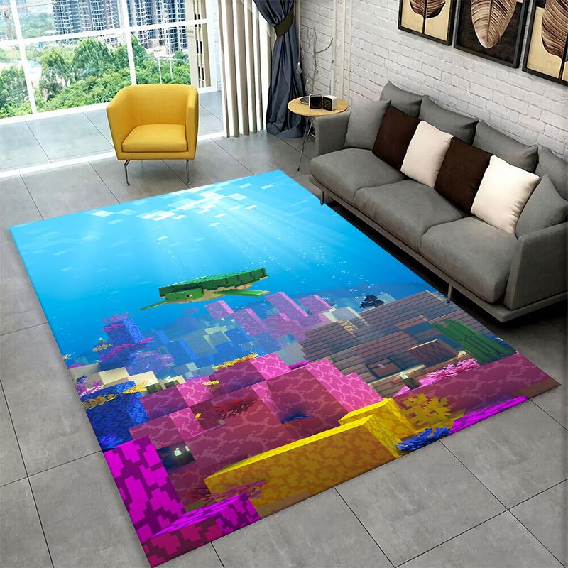 Cartoon S-Sandbox Pixel Buldin - Kids Outdoor Mat 评论和价格