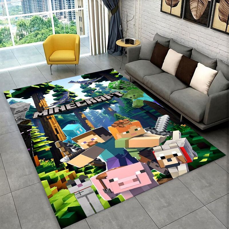 Cartoon S-Sandbox Pixel Buldin - Kids Outdoor Mat 评论和价格
