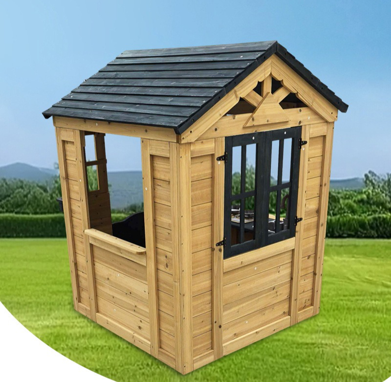Outdoor Garden Wooden Kids Rol - Kids Outdoor Cubby House 评论和价格