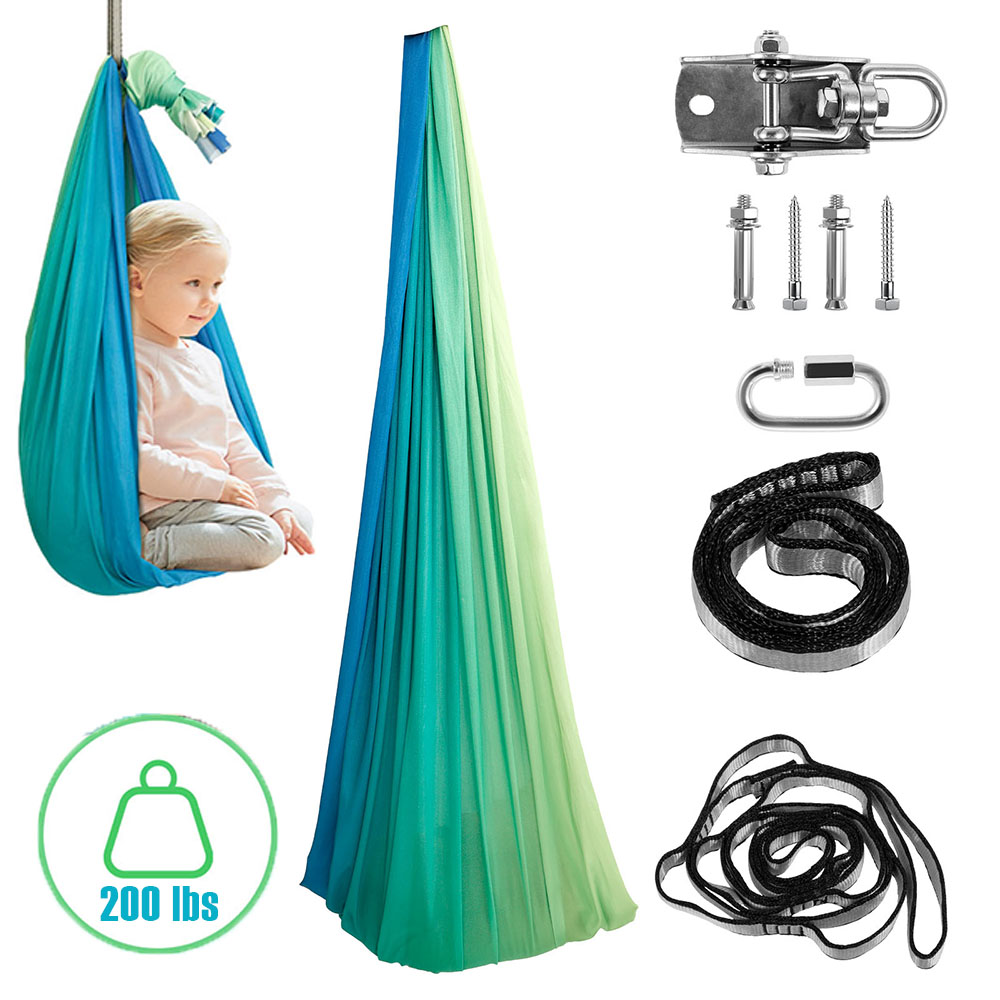 Kids Sensory Swings Double Lay - Kids Outdoor Hammock Swing 评论和价格
