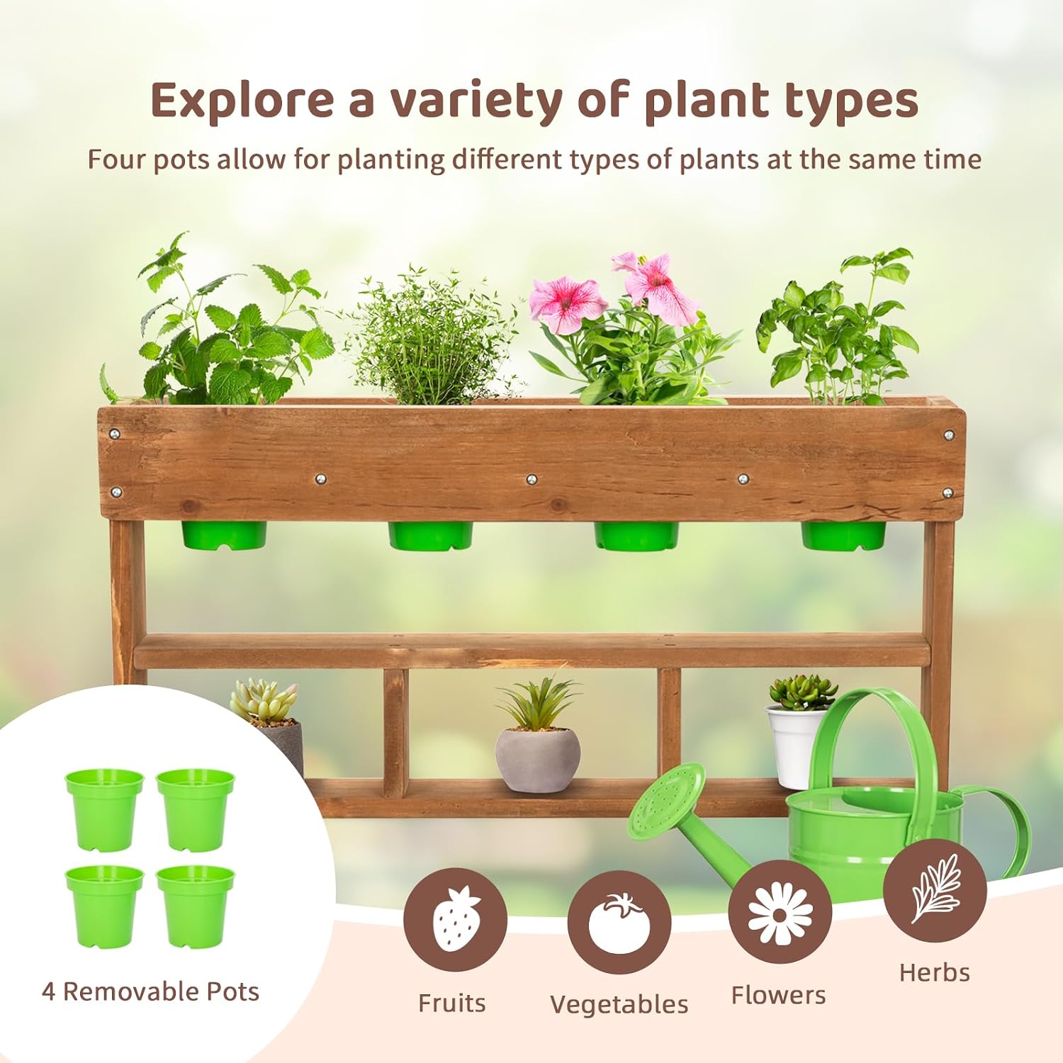 Potting Bench with Sink for Ki - Kids Outdoor Sink 评论和价格
