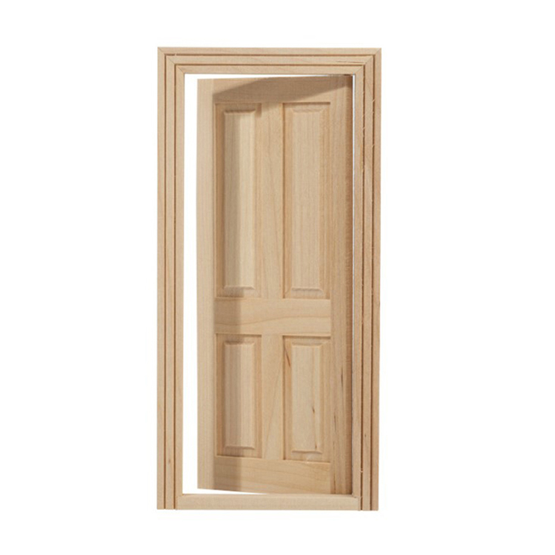 1:12 Dollhouse Mini Doors And  - Kids Outdoor Cubby House 评论和价格