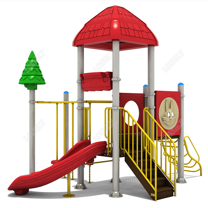 Red Plastic Slide for Kids LLD - Kids Outdoor Park 评论和价格