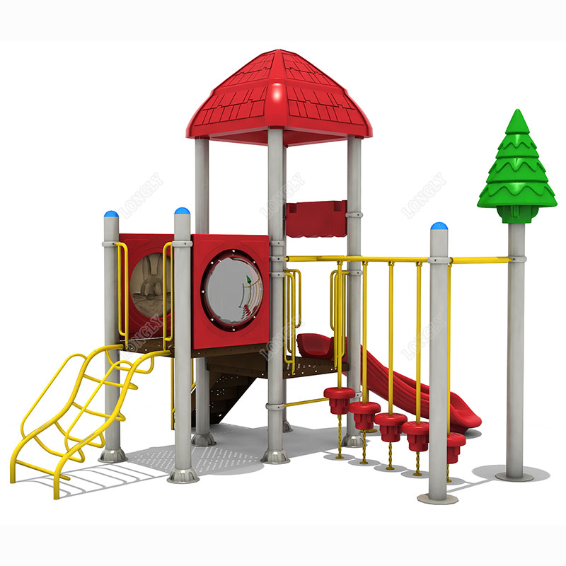 Red Plastic Slide for Kids LLD - Kids Outdoor Park 评论和价格