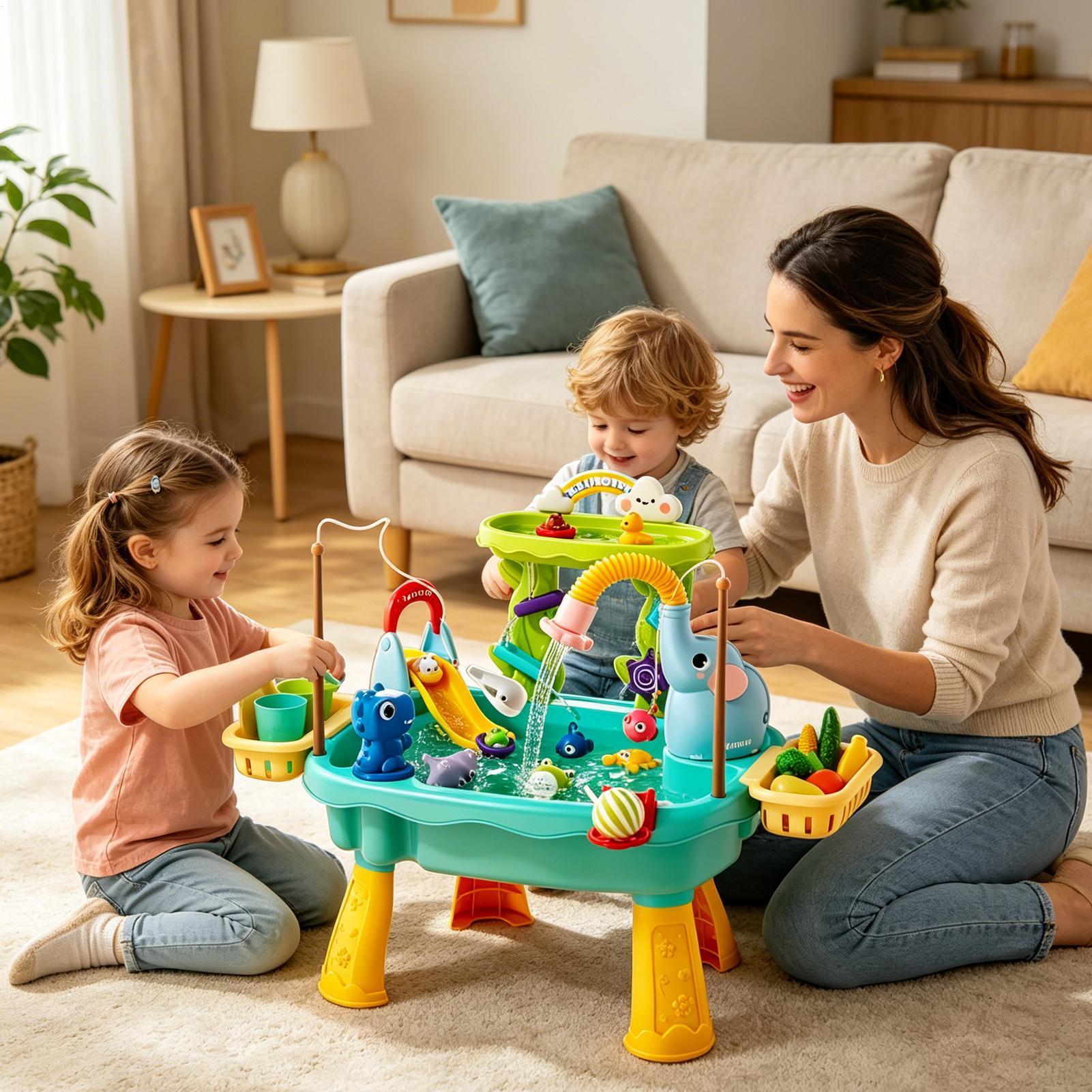 Upgraded Toddler Water Table K - Kids Outdoor Sensory Table 评论和价格