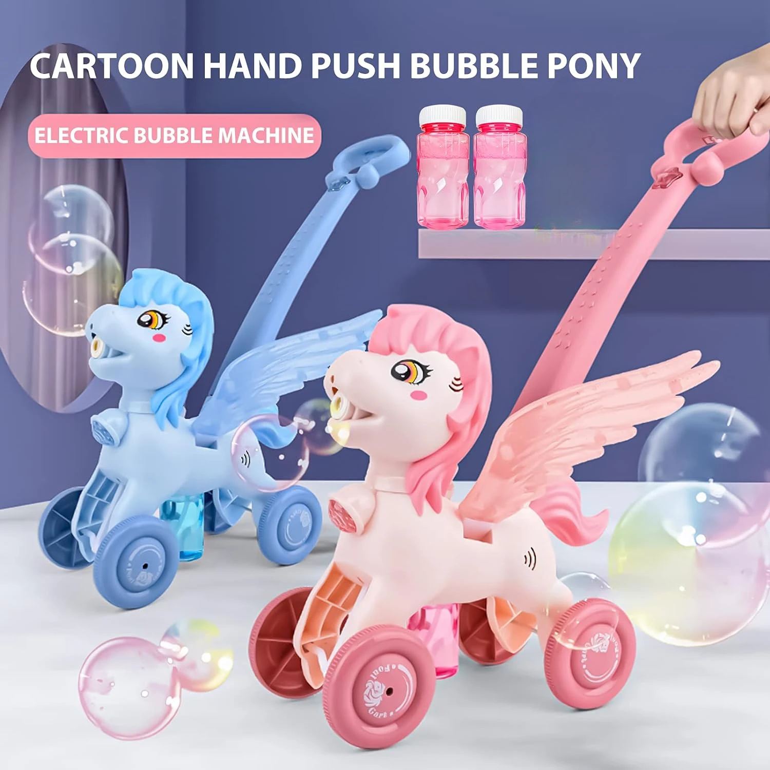 Pony Bubble Machine for Kids A - Kids Outdoor Lawn Mower 评论和价格