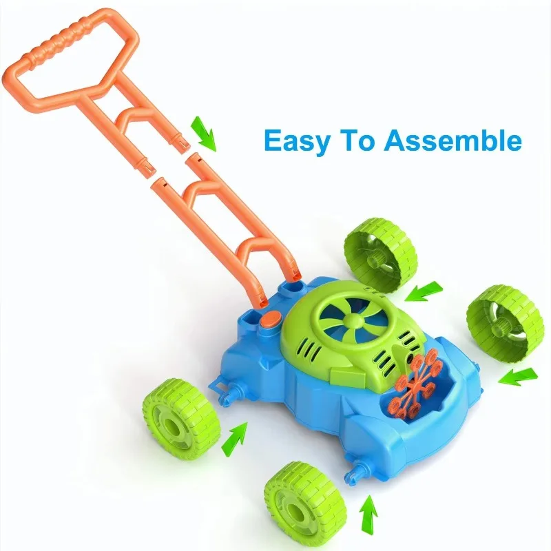 Electric Bubble Cart Toy Outdo - Kids Outdoor Lawn Mower 评论和价格