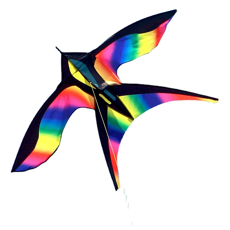 1.7m Easy to Fly Colorful Rain - Kite Easy Fly Kids 评论和价格