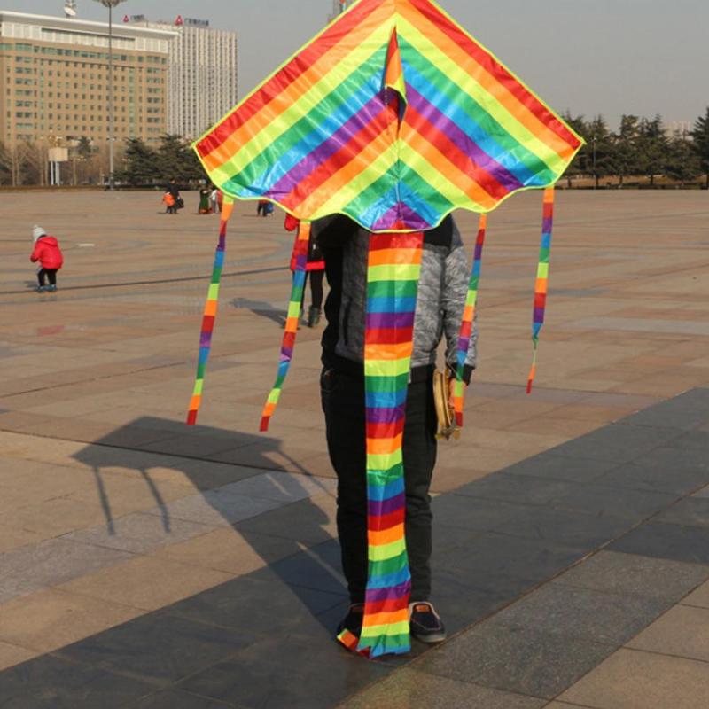 Easy Flying ! Large Colorful R - Kite Easy Fly Kids 评论和价格