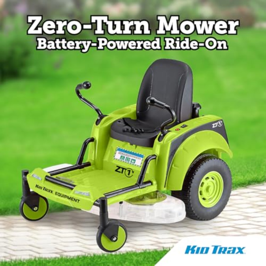 Kid Trax 12V Zero Turn Lawn Mo - Kids Outdoor Lawn Mower 评论和价格