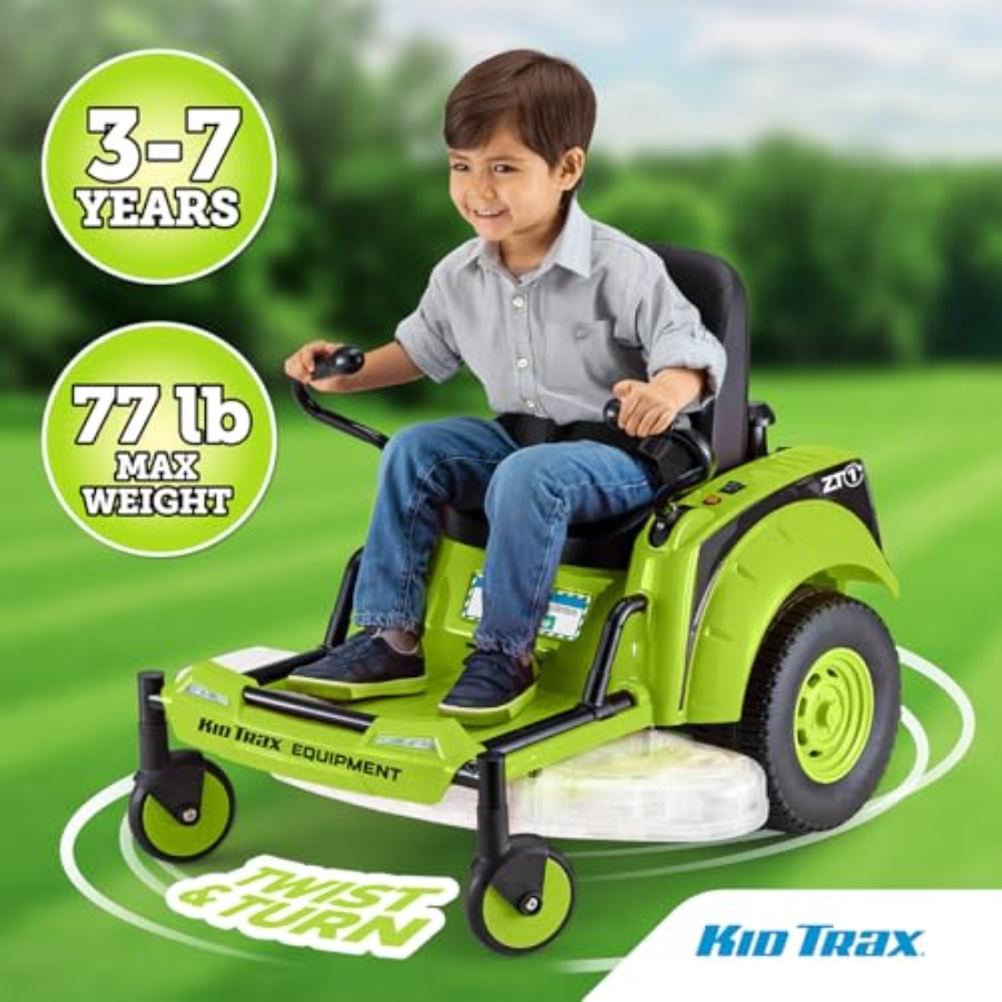 Kid Trax 12V Zero Turn Lawn Mo - Kids Outdoor Lawn Mower 评论和价格