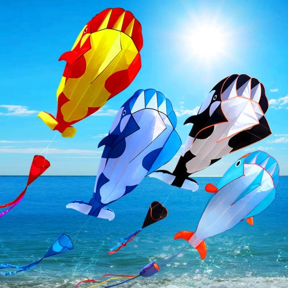 2.2m Large Whale/Dolphin Kite  - Kite Easy Fly Kids 评论和价格