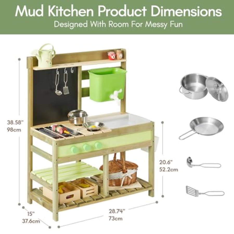 Outdoor mud kitchen for kids:  - Kids Outdoor Sink 评论和价格